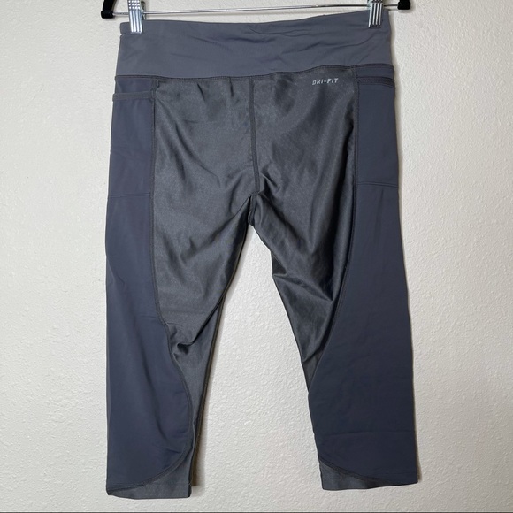 Nike Pants - Nike Gray Dri Fit Trail Kiger Running Capris